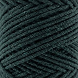 Sensy Koton Pamuk Makrome İpi 2mm Cotton Zincir Makrome Çanta İpi Supla İpi Koton İp Nefti Yeşili