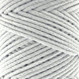 Sensy Koton Pamuk Makrome İpi 2mm Cotton Zincir Makrome Çanta İpi Supla İpi Koton İp Optik Beyaz
