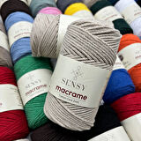 Sensy Koton Pamuk Makrome İpi 2mm Cotton Zincir Makrome Çanta İpi Supla İpi Koton İp Pembe