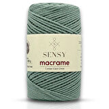 Sensy Koton Pamuk Makrome İpi 2mm Cotton Zincir Makrome Çanta İpi Supla İpi Koton İp Ada Çayı