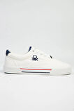 BENETTON BNİ-10091 UNİSEX İTHAL SNEAKERS KETEN SPOR AYAKKABI