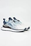 PCI-10105 İthal Erkek Spor Ayakkabı-Beyaz Mavi