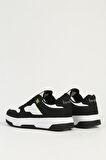 Benetton BNI-11509 Unisex Sneaker Ayakkabı Beyaz Siyah 36-40 