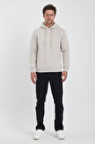 Rodi 3 İp Şardonlu Kapuşonlu Cepsiz Sweatshirt RD24KE054902