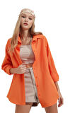 Rodi Oversize Uzun Basic Gömlek DS22YB113900
