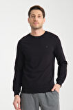 Erkek Uzun Kol Bisiklet Yaka Sweatshirt 3206