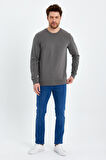 Rodi Bisiklet Yaka Basic  İnce Mevsimlik  Sweatshirt RD23YE581001
