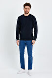 Rodi Bisiklet Yaka Basic  İnce Mevsimlik  Sweatshirt RD23YE581001