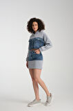 Kadın Denim Etekli Takım 1077