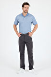 Erkek Regular Fit Gabardin %98 Pamuk %2 Elastan Rahat Günlük Klasik Düz Kesim Pantolon 1162