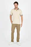 Erkek Amerikan Stil Polo Yaka T-Shirt  Rahat Kesim, Yazlık Spor Tişört 5030