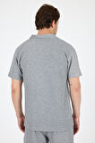 Oversize Bisiklet Yaka Kısa Kollu Erkek T-Shirt Salaş Rahat Kalıp, Yazlık Erkek Basic Tişört 7840