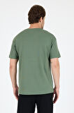 Oversize Bisiklet Yaka Kısa Kollu Erkek T-Shirt Salaş Rahat Kalıp, Yazlık Erkek Basic Tişört 7840