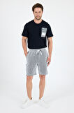 Erkek Yan Cepli Esnek Spor Şort | Rahat Kalıp Günlük Şort | Yazlık Hafif ve Şık Şort 2239