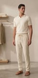 Erkek Jogger Keten Pantolon 1011