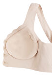Balensiz Lazer Dikişsiz Kaplı Önden Kopçalı Sütyen Büstiyer