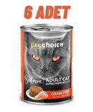 ProChoice Adult Cat Salmon Pate Kedi Konservesi 6x400 gr