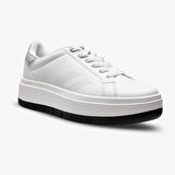 LESCON LOYAL BEYAZ 36-40 YÜKSEK TABAN COMFORT CASUAL SPOR AYAKKABISI