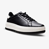 LESCON LOYAL 36-40 SİYAH BEYAZ CASUAL ANATOMİK GÜNLÜK SPOR AYAKKABISI