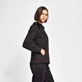 LESCON 25B-2001 Kadın Koşu Fermuarlı Kapüşonlu Üst