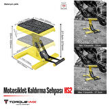 Torque-MX Motosiklet Kaldırma Sehpası HS3 Sarı