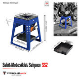 Torque-MX Sabit Motosiklet Sehpası SS2 Lacivert