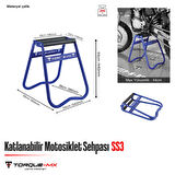 Torque-MX Katlanabilir Motosiklet Sehpası SS3 Lacivert