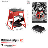 Torque-MX Motosiklet Sehpası SS5 Kırmızı