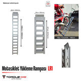 Torque-MX Motosiklet Yükleme Rampası LR1 Gri