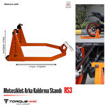 Torque-MX Maşadan Arka Kaldırma Standı RS3 Turuncu