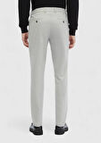 Açık Gri Düz Dokuma Jogging Fit Casual Pantolon