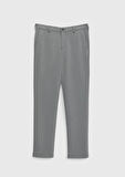 Antrasit Düz Örme Jogging Fit Casual Pantolon
