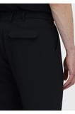 Siyah Düz Dokuma Jogging Fit Casual Pantolon