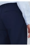 Lacivert Düz Dokuma Jogging Fit Casual Pamuk Karışımlı Pantolon