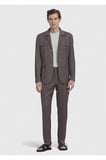 Açık Kahve Düz Shirt Shoulder Slim Fit %100 Yün Ceket