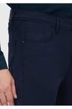 Lacivert Düz Örme Slim Fit Casual Pantolon