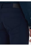 Lacivert Düz Örme Slim Fit Casual Pantolon