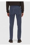 Mavi Düz Dokuma Slim Fit Kadife Casual Pamuk Karışımlı Pantolon