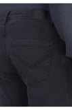 Antrasit Düz Örme Slim Fit Casual Pamuk Karışımlı Pantolon