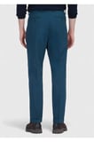 Petrol Düz Dokuma Regular Fit Casual Pamuk Karışımlı Pantolon