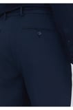Lacivert Düz Dokuma Regular Fit Casual Pamuk Karışımlı Pantolon