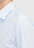 Açık Mavi Regular Fit Dokuma Klasik %100 Pamuk Gömlek