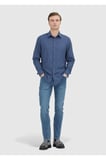 İndigo Casual Fit Dokuma Casual %100 Pamuk Gömlek