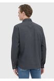 Antrasit Casual Fit Dokuma Casual %100 Pamuk Gömlek