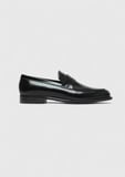 Siyah Deri Klasik Loafer