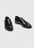 Siyah Deri Klasik Loafer
