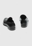 Siyah Deri Klasik Loafer
