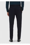 Lacivert Düz Örme Modern Fit Klasik Yün Karışımlı Pantolon