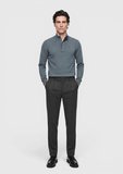 Kahverengi Düz Dokuma Modern Fit Casual Pantolon