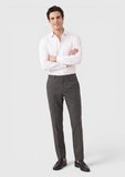 Kahverengi Desenli Dokuma Regular Fit Casual Pantolon
